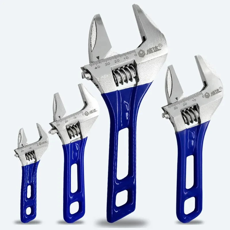 Pipe Wrench Adjustable - Universal Lightweight Adjustable Wrench Large Opening