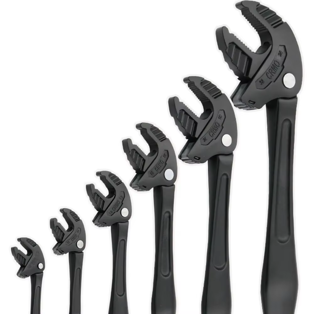 Pipe Wrench Adjustable - Heavy-Duty Industrial Crab Claw Wrench -
