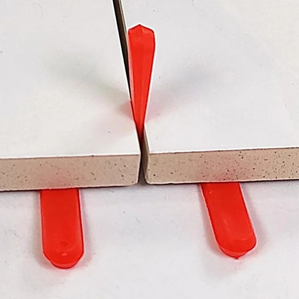 100pcs Plastic Tile Wedge Spac - огляд і ціна Tile Leveling Clip