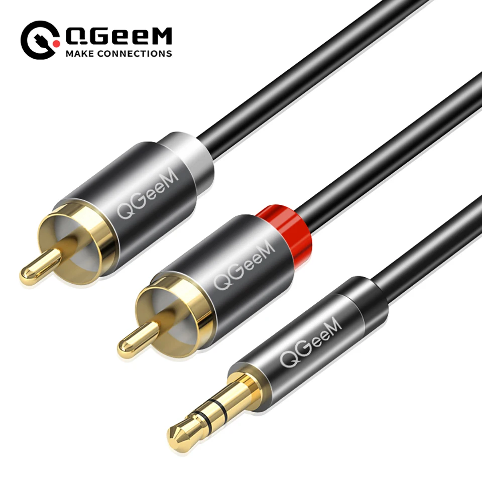 QGeeM RCA Cable 2RCA to 3.5 Au - огляд і ціна Home Improvement Dvd