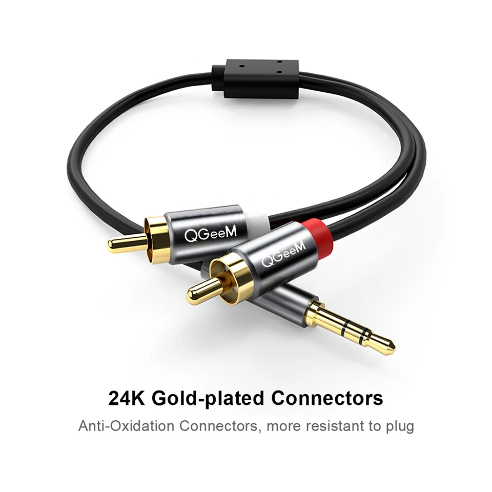 QGeeM RCA Cable 2RCA to 3.5 Au - огляд і ціна Home Improvement Dvd