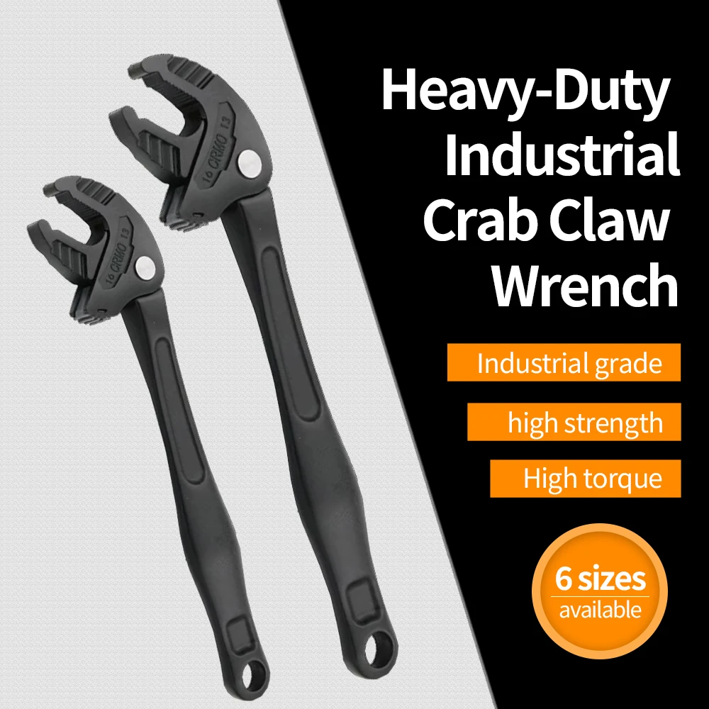 Heavy-Duty Industrial Crab Cla - огляд і ціна Pipe Wrench Adjustable