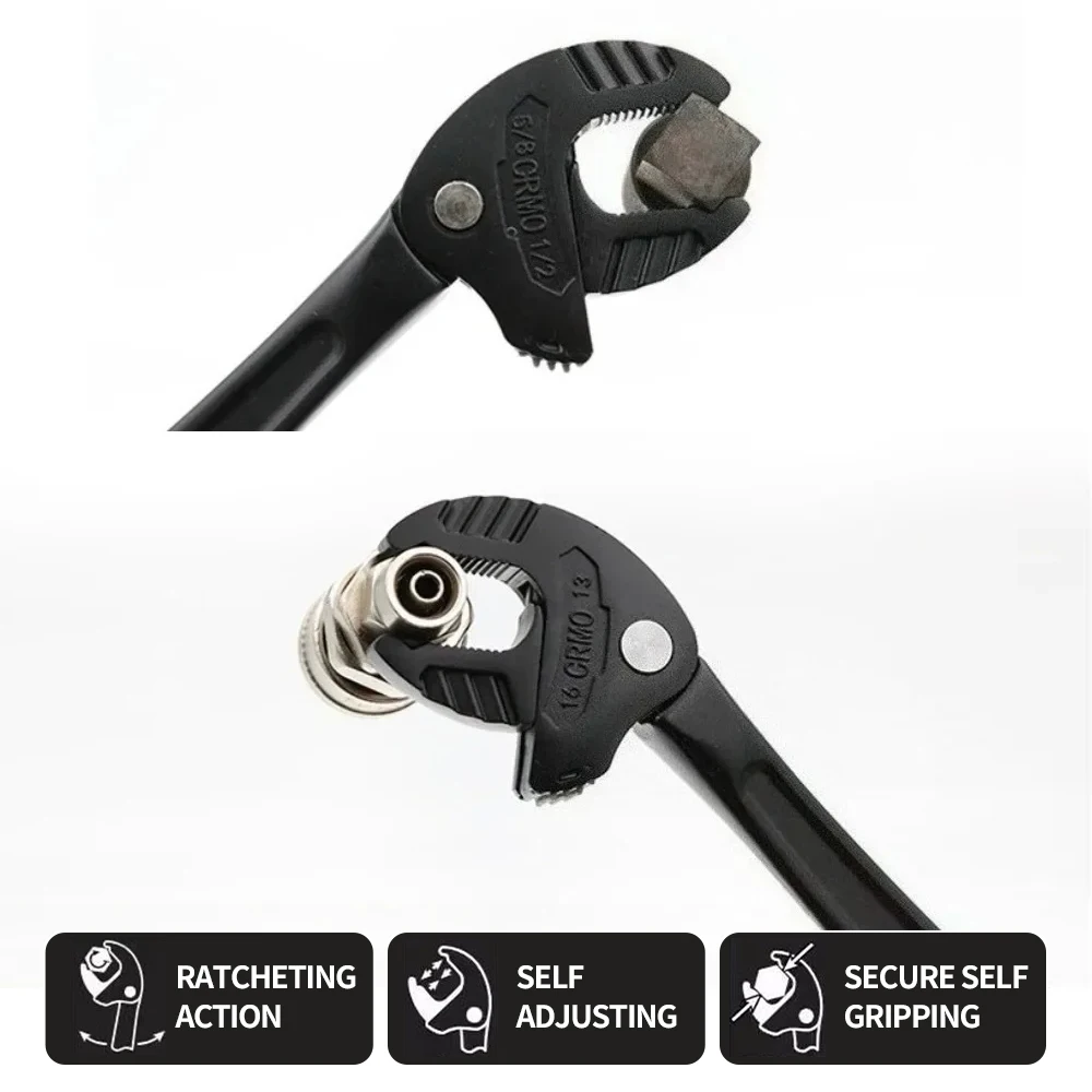 Heavy-Duty Industrial Crab Cla - огляд і ціна Pipe Wrench Adjustable