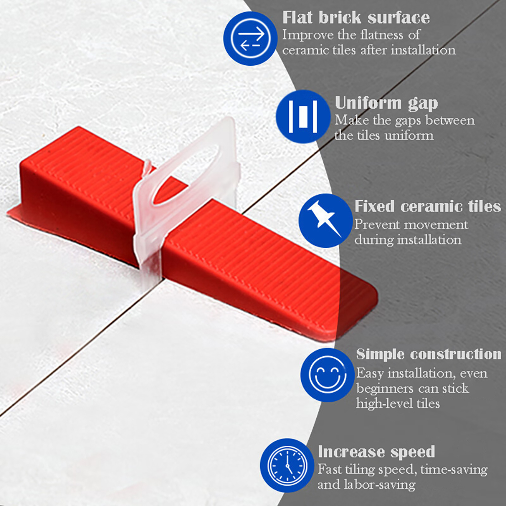 100PCS Ceramic Tile Leveling S - огляд і ціна Tile Leveling Clip