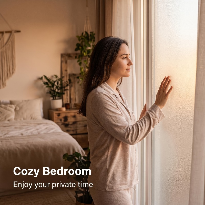 Pure White Frosted Privacy Win - огляд і ціна Home Improvement Diy