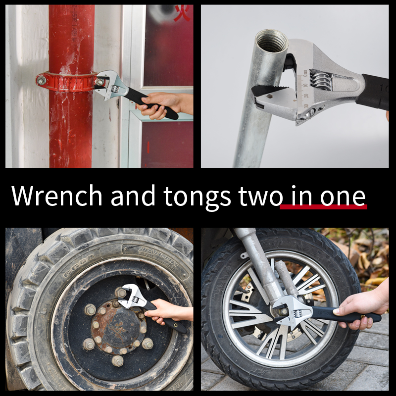 Adjustable Ratchet Wrench with - огляд і ціна Pipe Wrench Adjustable